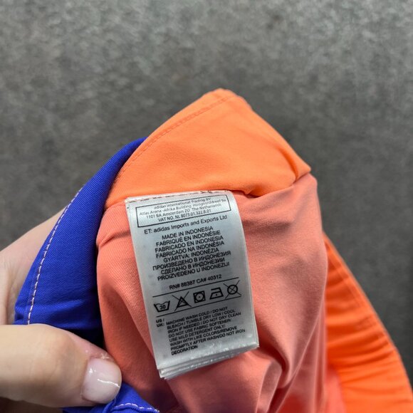 Adidas Skirt Womens Medium Orange Blue Response Climalite Athletic Tennis Skort - Picture 2 of 11
